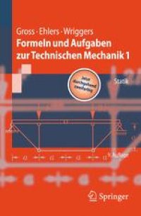 cover of the book Formeln und Aufgaben zur Technischen Mechanik 1: Statik