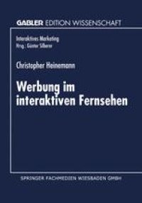 cover of the book Werbung im interaktiven Fernsehen