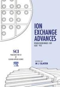 cover of the book Ion Exchange Advances: Proceedings of IEX ’92