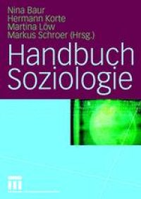 cover of the book Handbuch Soziologie