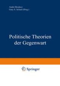 cover of the book Politische Theorien der Gegenwart