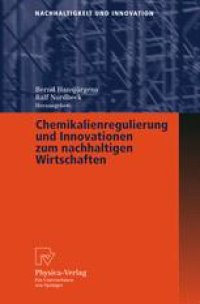 cover of the book Chemikalienregulierung und Innovationen zum nachhaltigen Wirtschaften