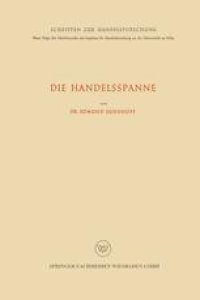 cover of the book Die Handelsspanne