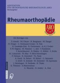 cover of the book Rheumaorthopädie