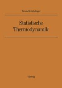 cover of the book Statistische Thermodynamik