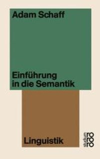 cover of the book Einführung in die Semantik