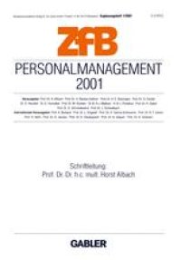 cover of the book Personalmanagement 2001