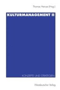 cover of the book Kulturmanagement II: Konzepte und Strategien