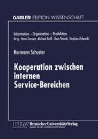 cover of the book Kooperation zwischen internen Service-Bereichen