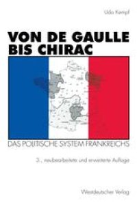 cover of the book Von de Gaulle bis Chirac: Das politische System Frankreichs