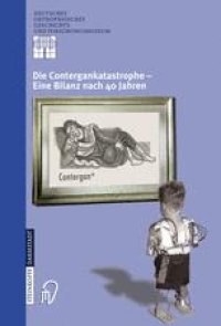 cover of the book Die Contergankatastrophe- Eine Bilanz nach 40 Jahren