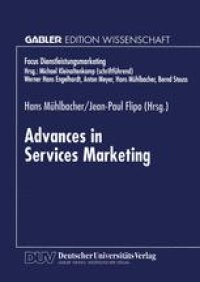 cover of the book Advances in Services Marketing