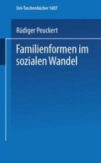 cover of the book Familienformen im sozialen Wandel