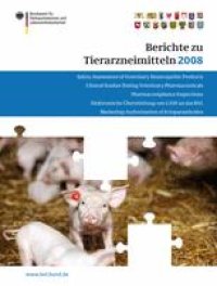 cover of the book Berichte zu Tierarzneimitteln 2008