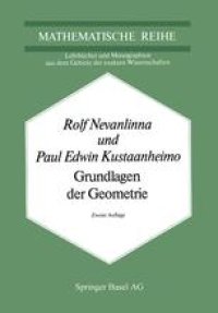 cover of the book Grundlagen der Geometrie