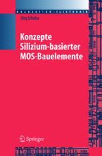 cover of the book Konzepte siliziumbasierter MOS-Bauelemente