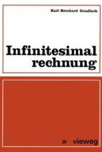 cover of the book Infinitesimalrechnung