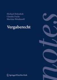 cover of the book Vergaberecht