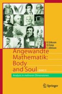 cover of the book Angewandte Mathematik: Body and Soul: Analysis in mehreren Dimensionen