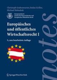 cover of the book Europäisches und öffentliches Wirtschaftsrecht I