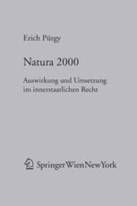 cover of the book Natura 2000: Auswirkung und Umsetzung im innerstaatlichen Recht