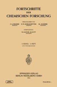 cover of the book Fortschritte Der Chemischen Forschung Volume 3