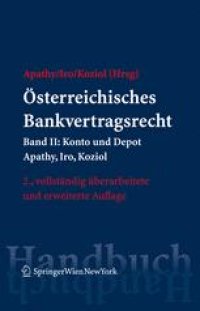 cover of the book Österreichisches Bankvertragsrecht: Band II: Konto und Depot