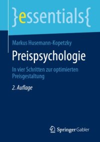 cover of the book Preispsychologie: In vier Schritten zur optimierten Preisgestaltung