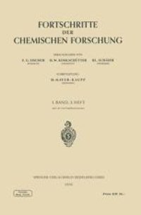 cover of the book Fortschritte der Chemischen Forschung Volume 1