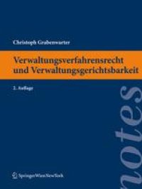 cover of the book Verwaltungsverfahrensrecht und Verwaltungsgerichtsbarkeit