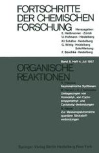 cover of the book Organische Reaktionen