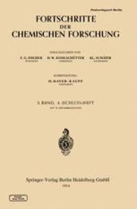 cover of the book Fortschritte Der Chemischen Forschung Volume 3