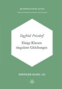 cover of the book Einige Klassen Singulärer Gleichungen