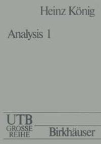 cover of the book Analysis I