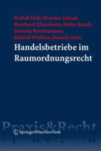 cover of the book Handelsbetriebe im Raumordnungsrecht