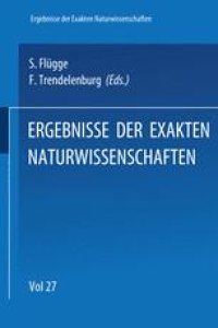 cover of the book Ergebnisse der exakten naturwissenschaften