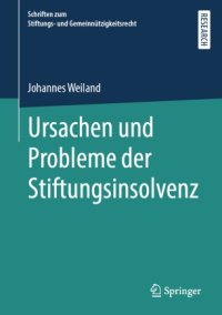 cover of the book Ursachen und Probleme der Stiftungsinsolvenz