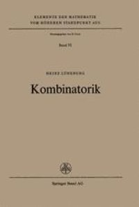 cover of the book Kombinatorik