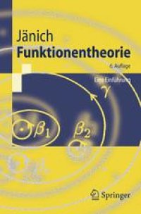 cover of the book Funktionentheorie: Eine Einführung