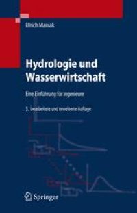 cover of the book Hydrologie und Wasserwirtschaft: Eine Einführung für Ingenieure