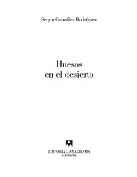 cover of the book Huesos en el desierto