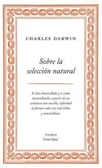 cover of the book Sobre la selección natural