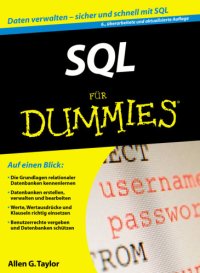 cover of the book SQL für Dummies