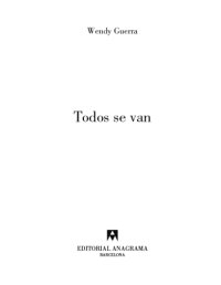 cover of the book Todos se van