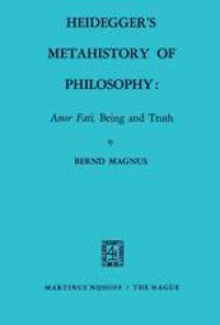 cover of the book Heidegger’s Metahistory of Philosophy: Amor Fati, Being and Truth