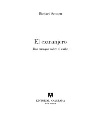 cover of the book El extranjero