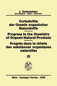 cover of the book Fortschritte der Chemie Organischer Naturstoffe/Progress in the Chemistry of Organic Natural Products/Progrès Dans La Chimie Des Substances Organiques Naturelles