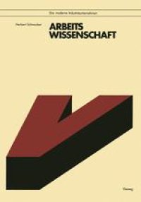 cover of the book Arbeitswissenschaft