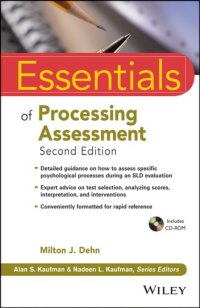 cover of the book Essentials of processing assessment