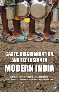 cover of the book Caste, discrimination, and exclusion in modern India